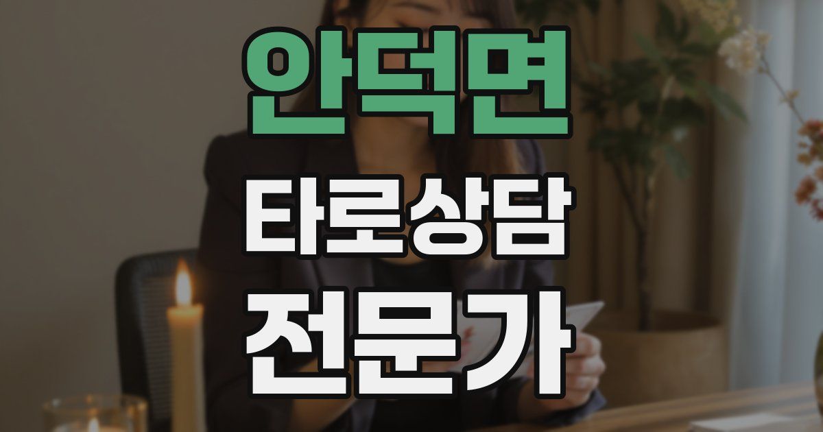 안덕면 타로상담전문가 자격증
