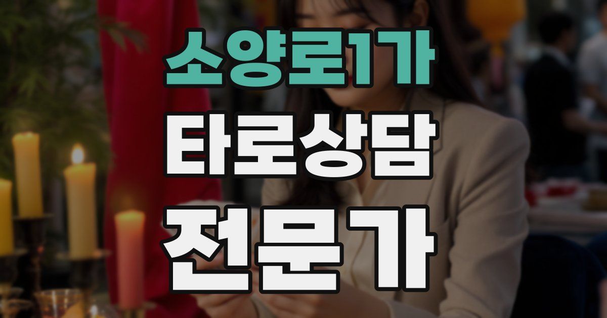 소양로1가 타로상담전문가 자격증