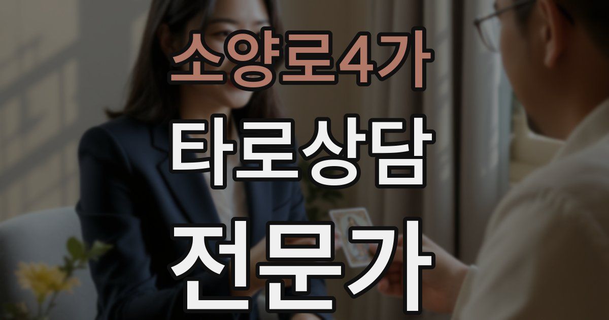 소양로4가 타로상담전문가 자격증