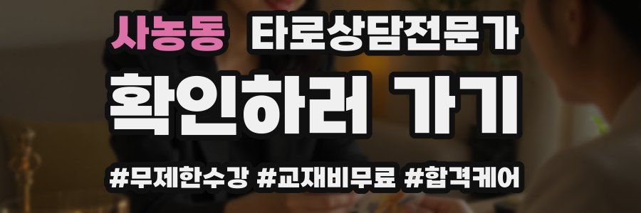 사농동 타로상담전문가 자격증