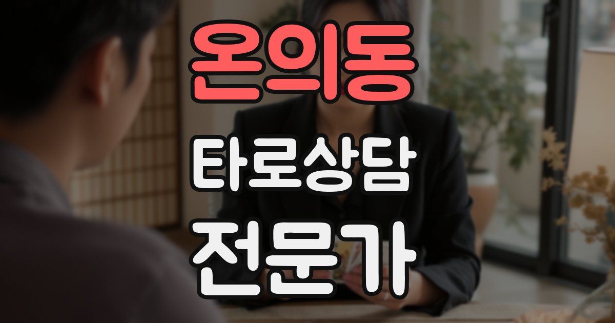 온의동 타로상담전문가 자격증