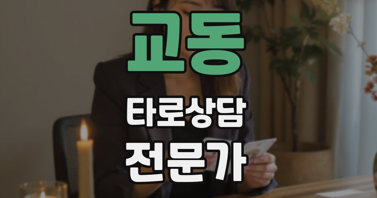 교동 타로상담전문가 자격증