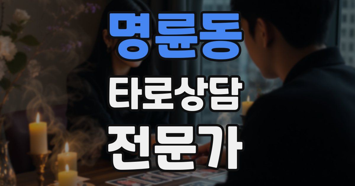명륜동 타로상담전문가 자격증