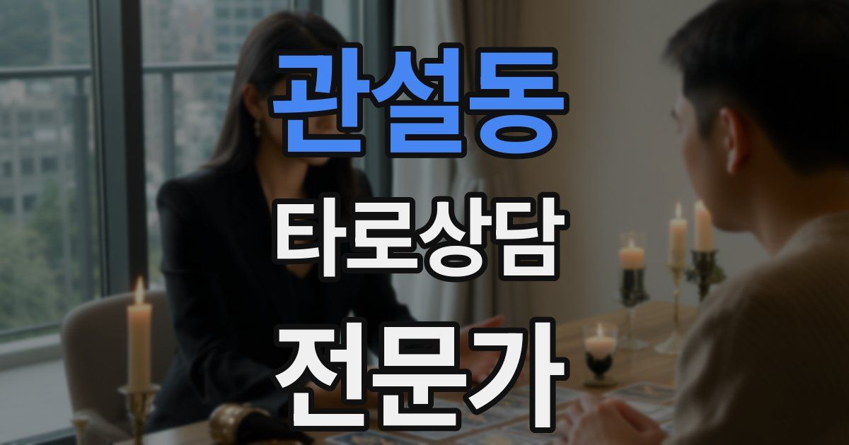 관설동 타로상담전문가 자격증