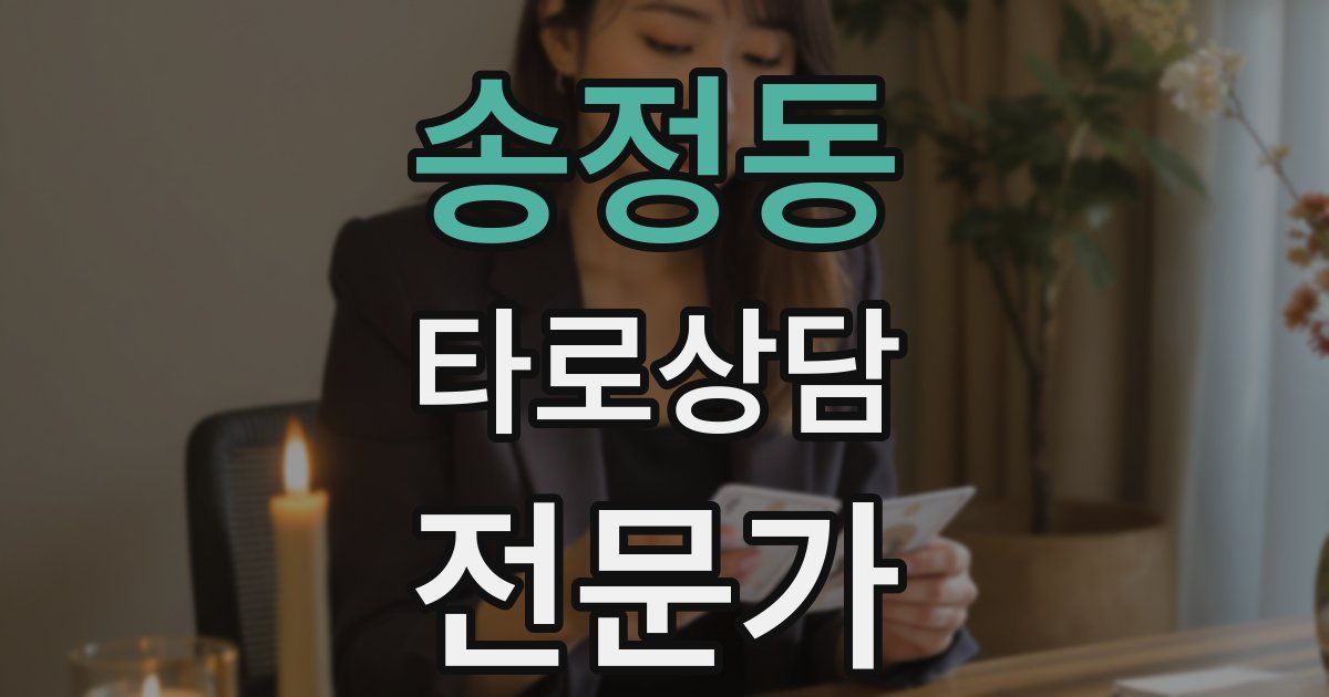 송정동 타로상담전문가 자격증