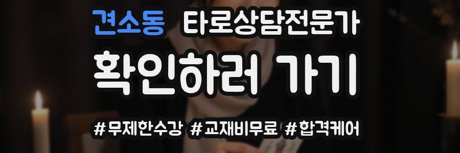 견소동 타로상담전문가 자격증
