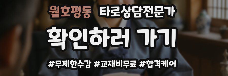 월호평동 타로상담전문가 자격증