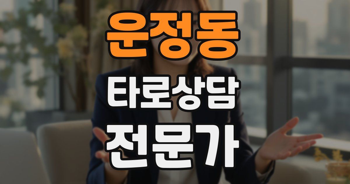 운정동 타로상담전문가 자격증