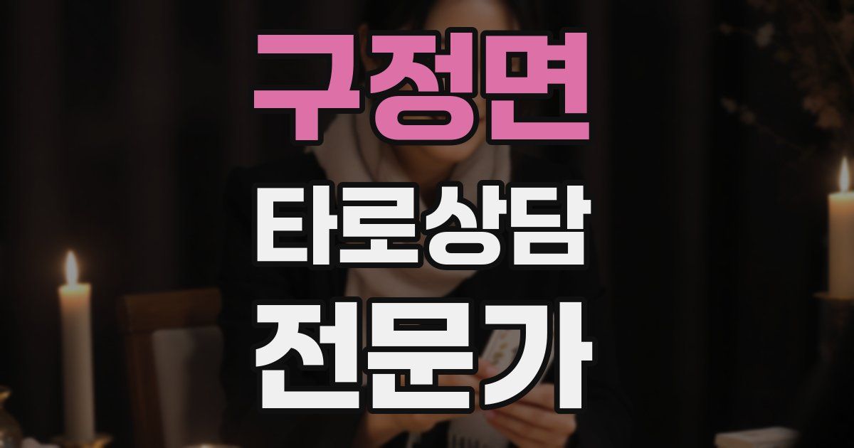 구정면 타로상담전문가 자격증