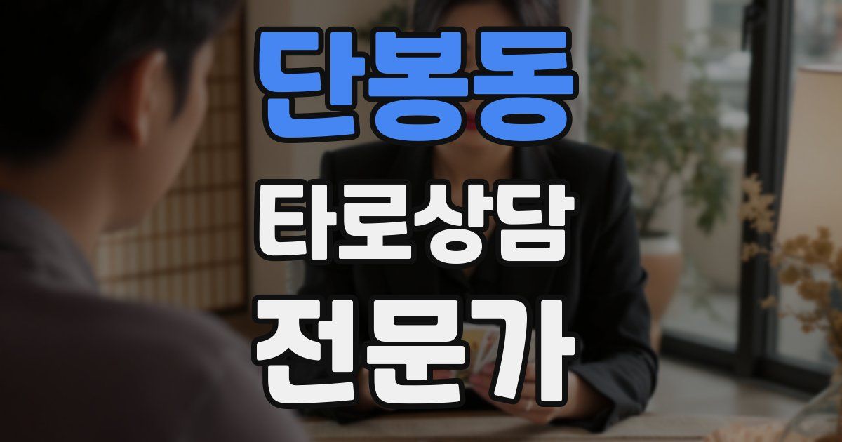 단봉동 타로상담전문가 자격증