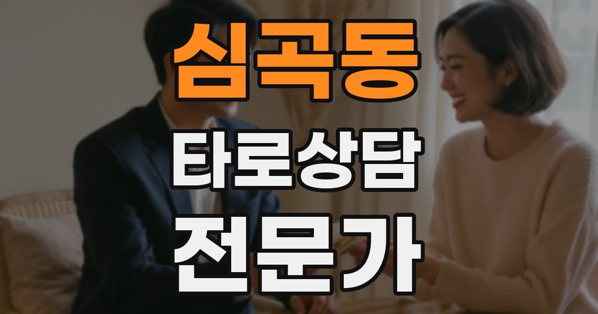 심곡동 타로상담전문가 자격증