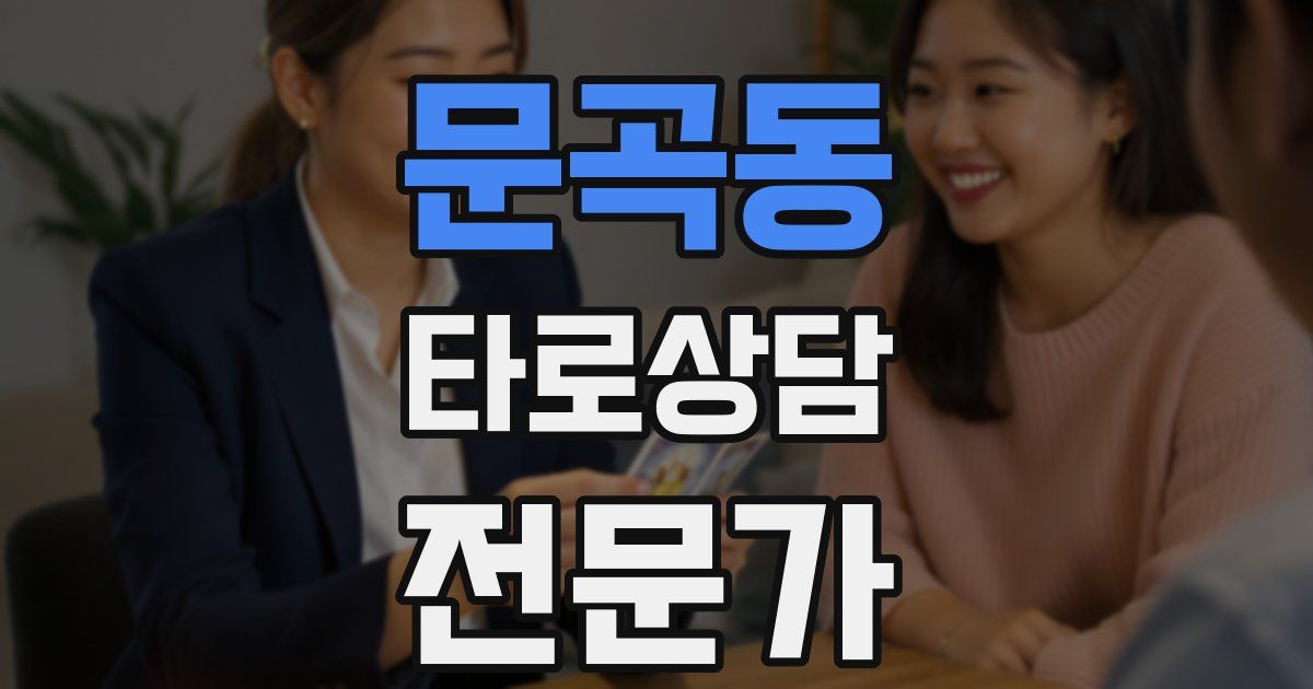 문곡동 타로상담전문가 자격증