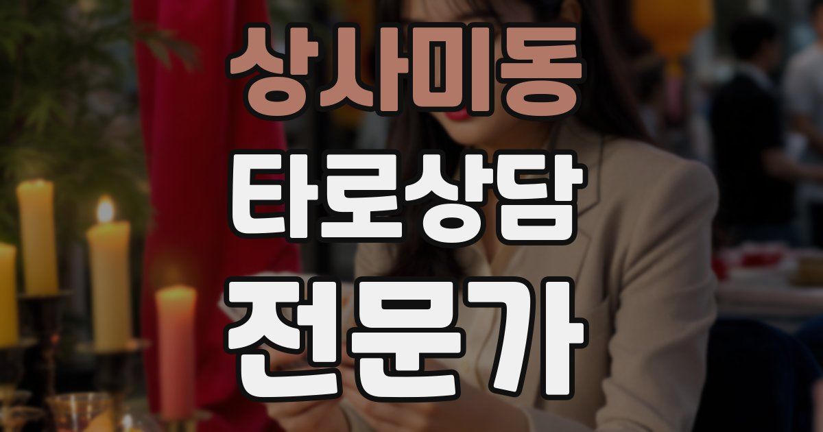 상사미동 타로상담전문가 자격증