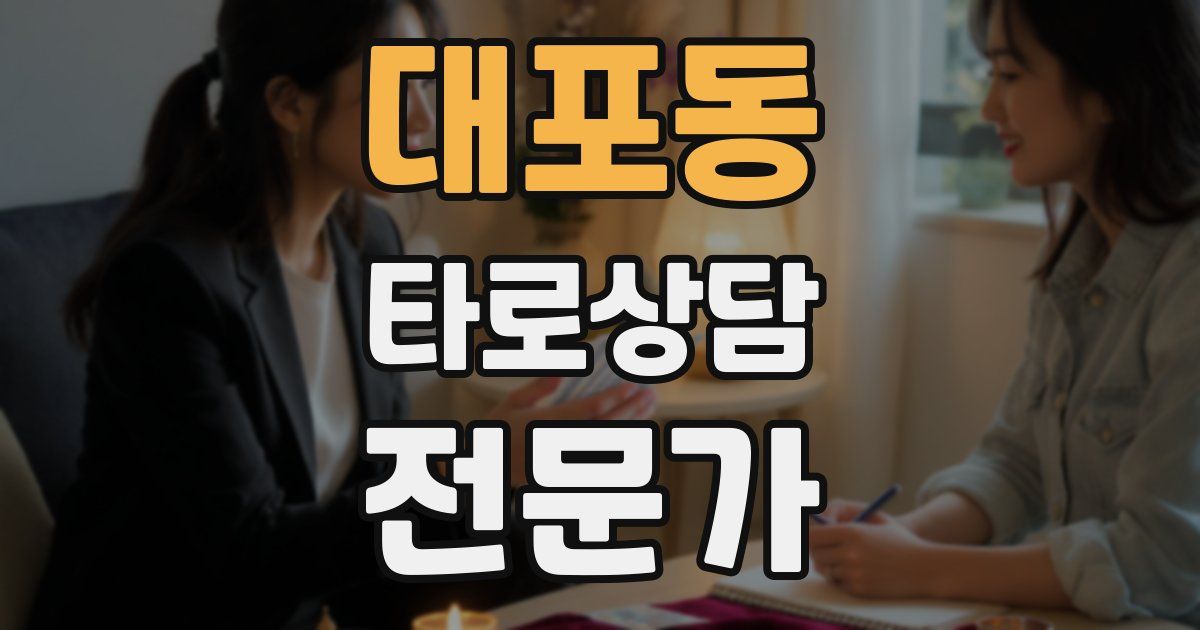 대포동 타로상담전문가 자격증