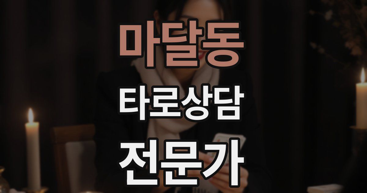 마달동 타로상담전문가 자격증