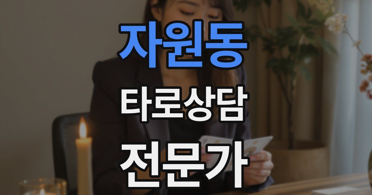 자원동 타로상담전문가 자격증