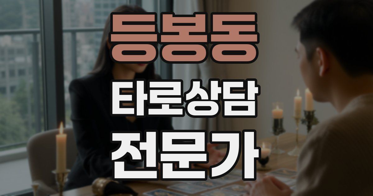 등봉동 타로상담전문가 자격증