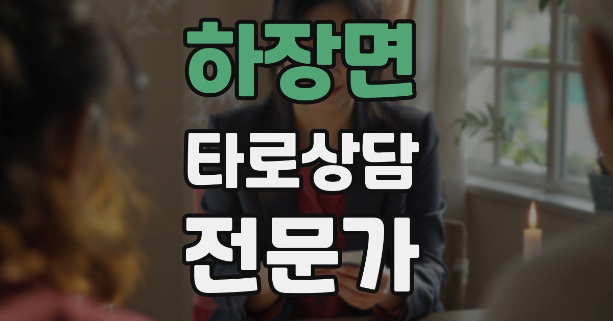하장면 타로상담전문가 자격증