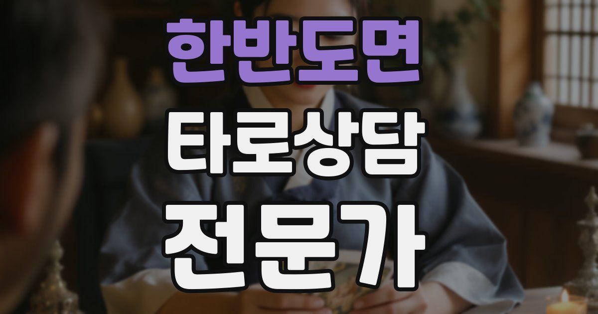 한반도면 타로상담전문가 자격증