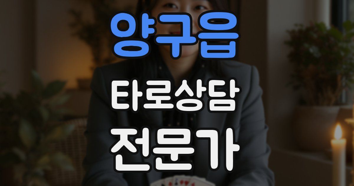 양구읍 타로상담전문가 자격증