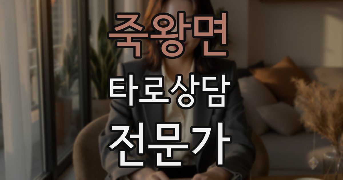 죽왕면 타로상담전문가 자격증