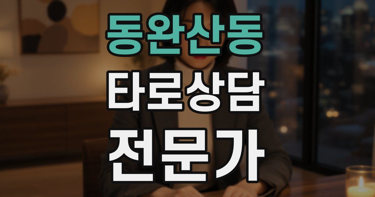 동완산동 타로상담전문가 자격증