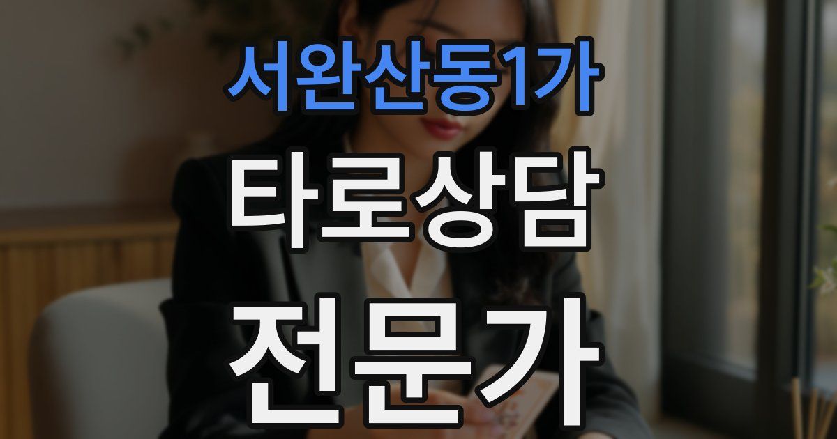 서완산동1가 타로상담전문가 자격증
