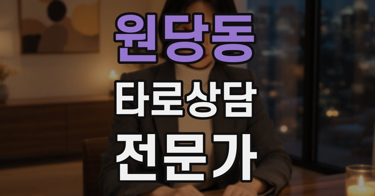 원당동 타로상담전문가 자격증