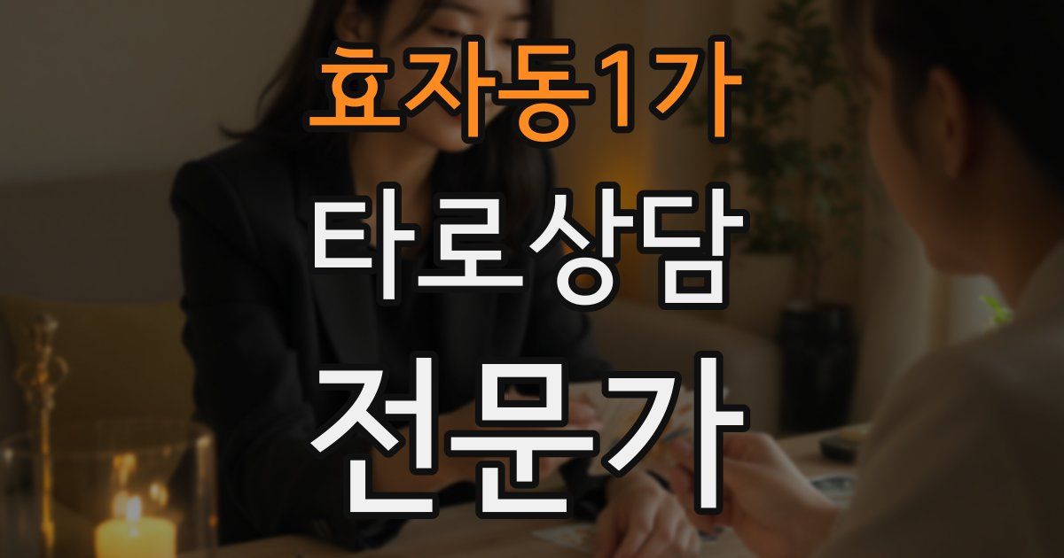 효자동1가 타로상담전문가 자격증