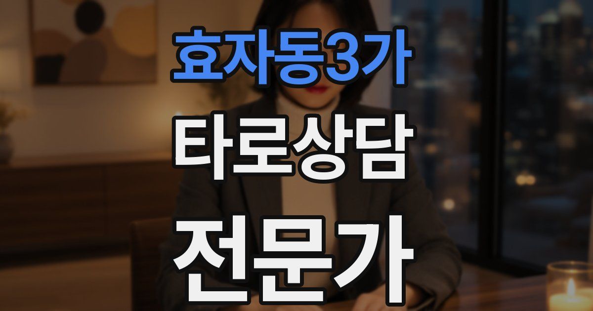 효자동3가 타로상담전문가 자격증