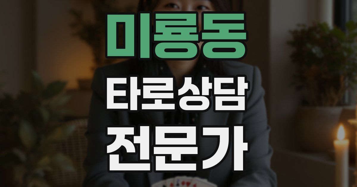 미룡동 타로상담전문가 자격증
