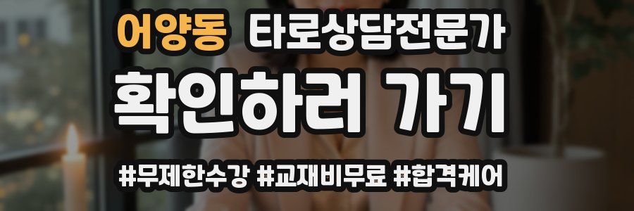 어양동 타로상담전문가 자격증