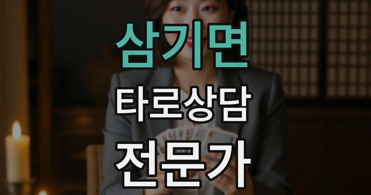 삼기면 타로상담전문가 자격증