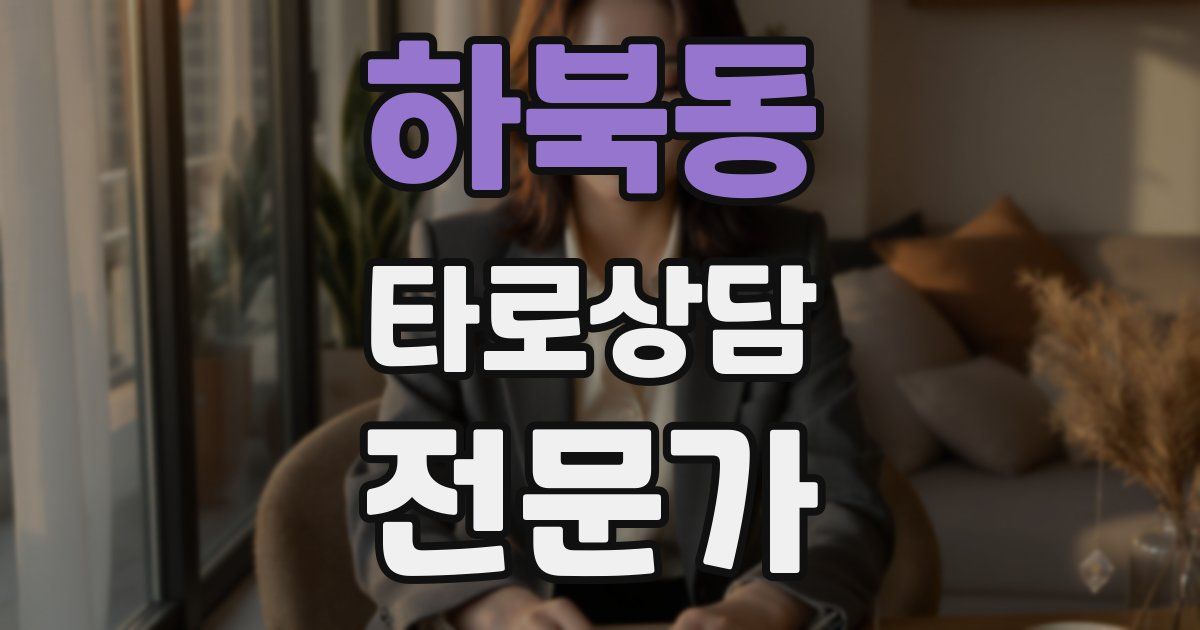 하북동 타로상담전문가 자격증