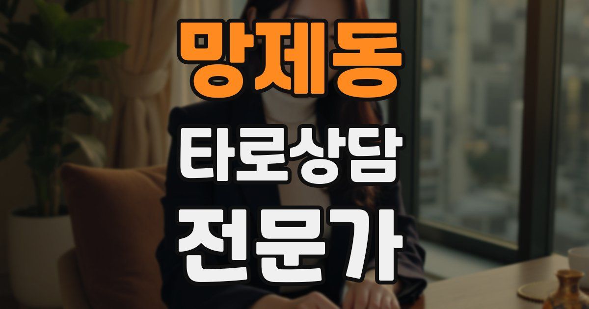 망제동 타로상담전문가 자격증