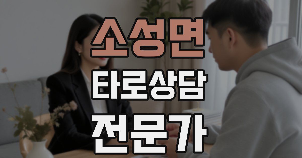 소성면 타로상담전문가 자격증