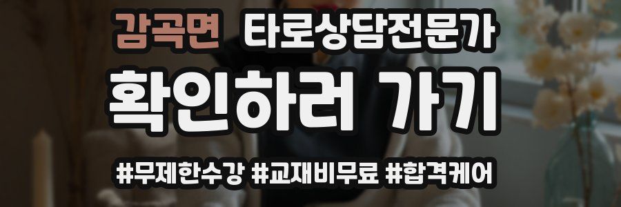 감곡면 타로상담전문가 자격증