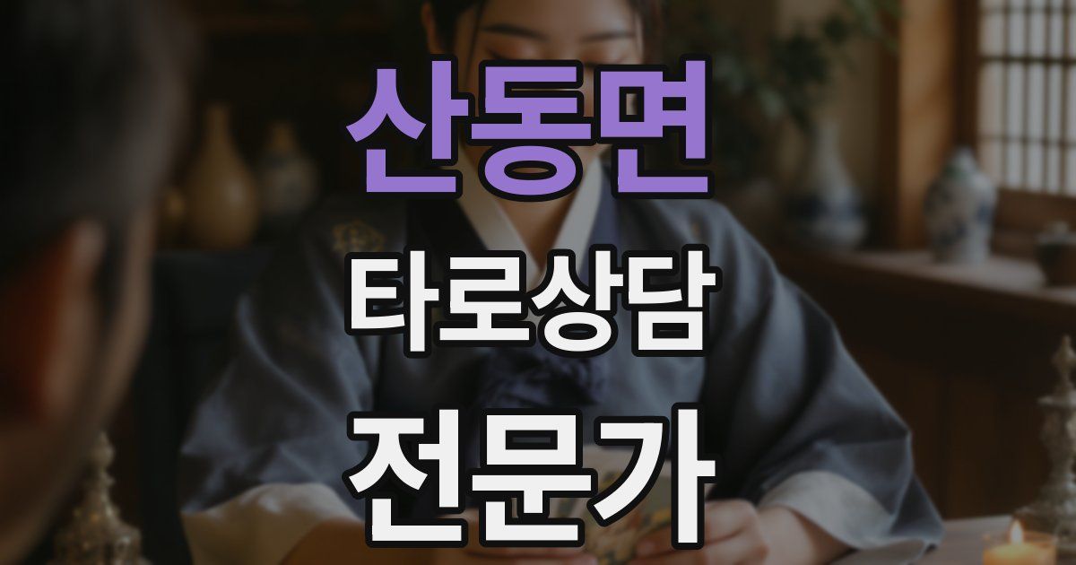 산동면 타로상담전문가 자격증