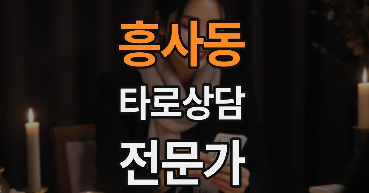 흥사동 타로상담전문가 자격증