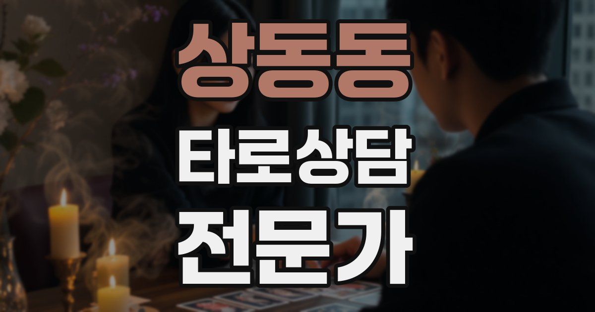 상동동 타로상담전문가 자격증
