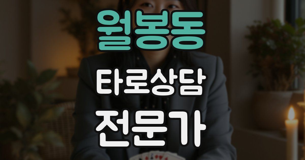 월봉동 타로상담전문가 자격증