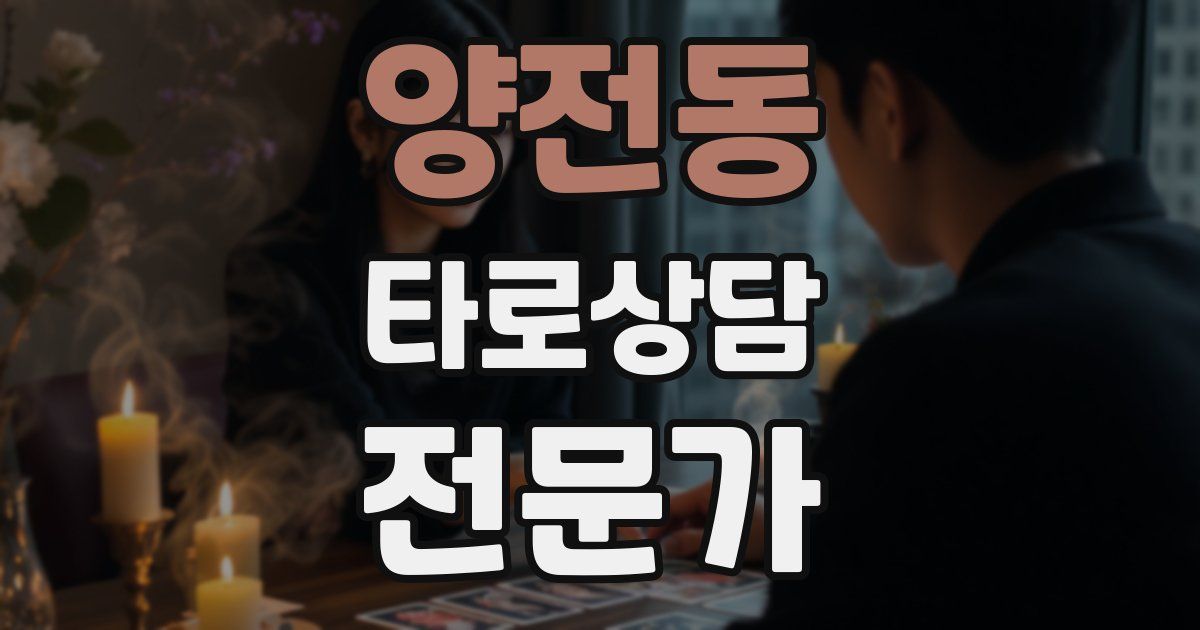 양전동 타로상담전문가 자격증