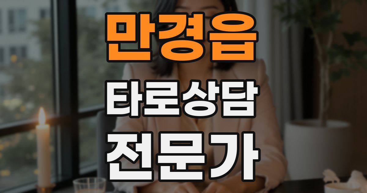 만경읍 타로상담전문가 자격증