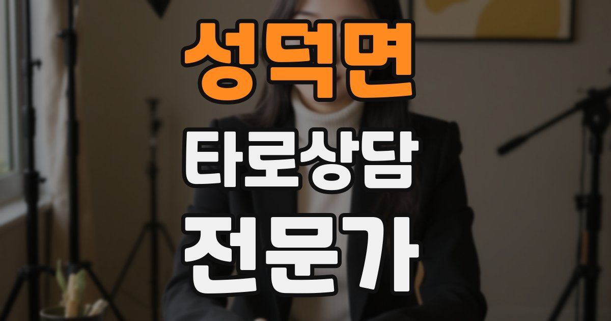 성덕면 타로상담전문가 자격증
