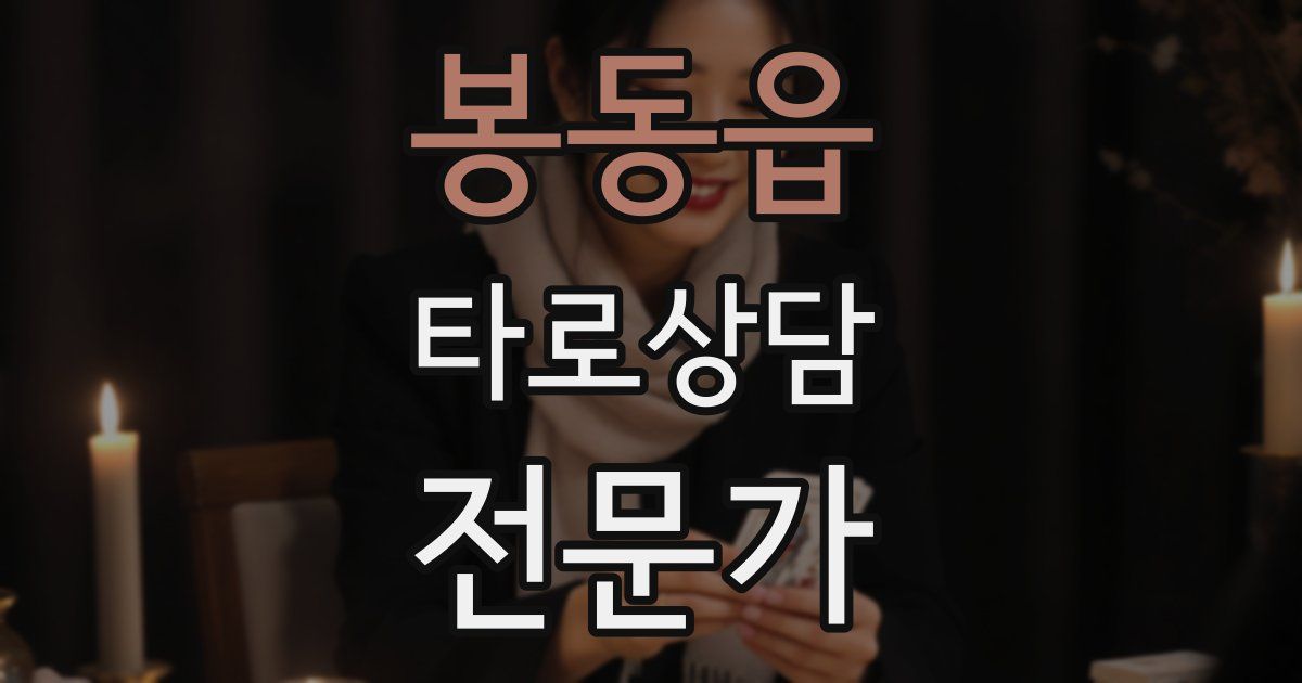 봉동읍 타로상담전문가 자격증