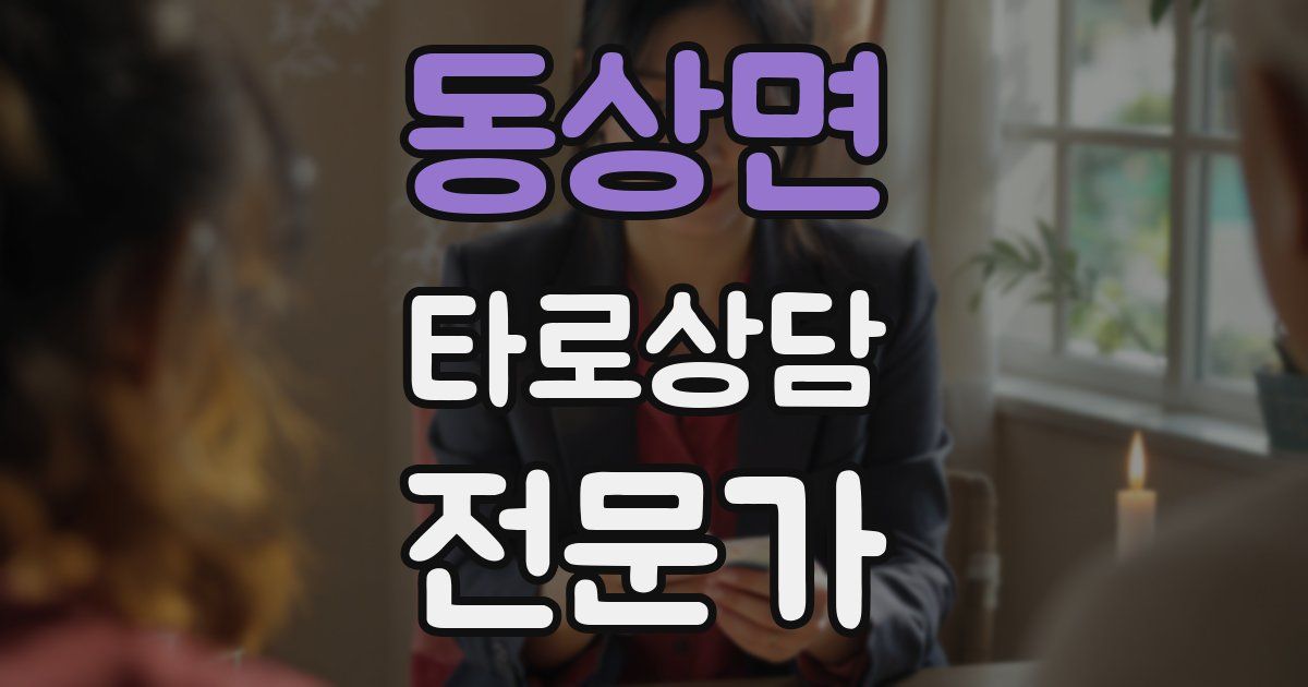 동상면 타로상담전문가 자격증