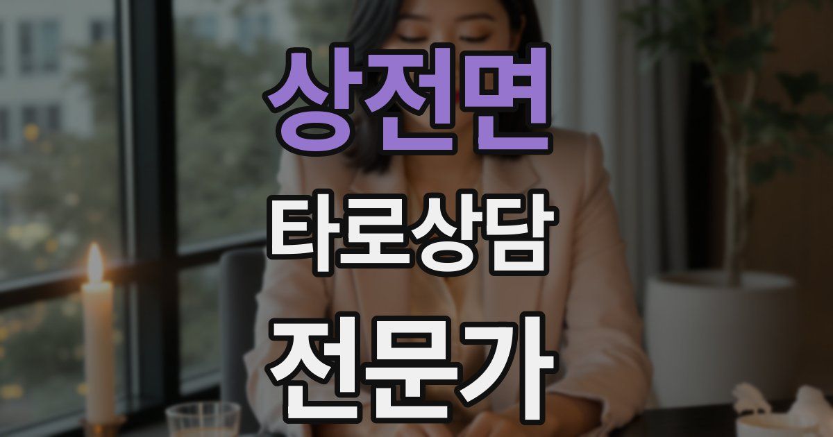 상전면 타로상담전문가 자격증