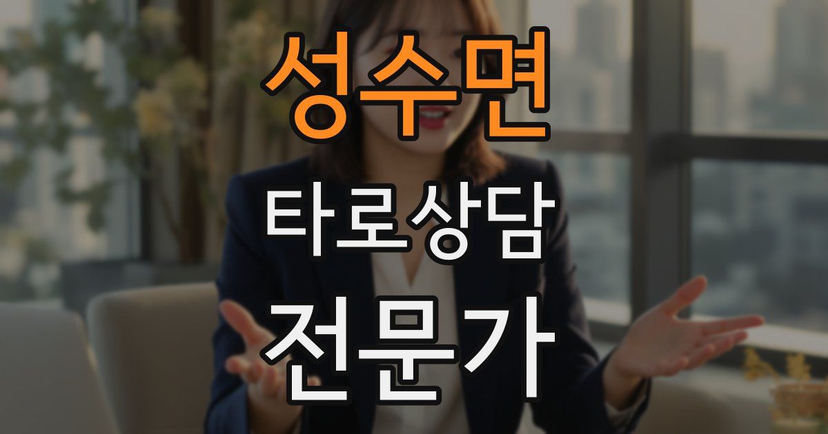 성수면 타로상담전문가 자격증