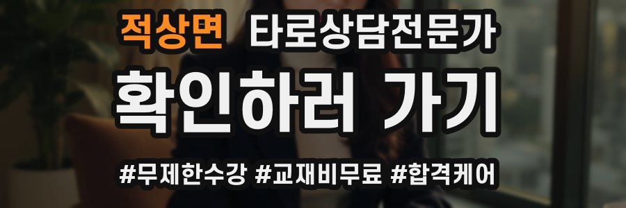 적상면 타로상담전문가 자격증