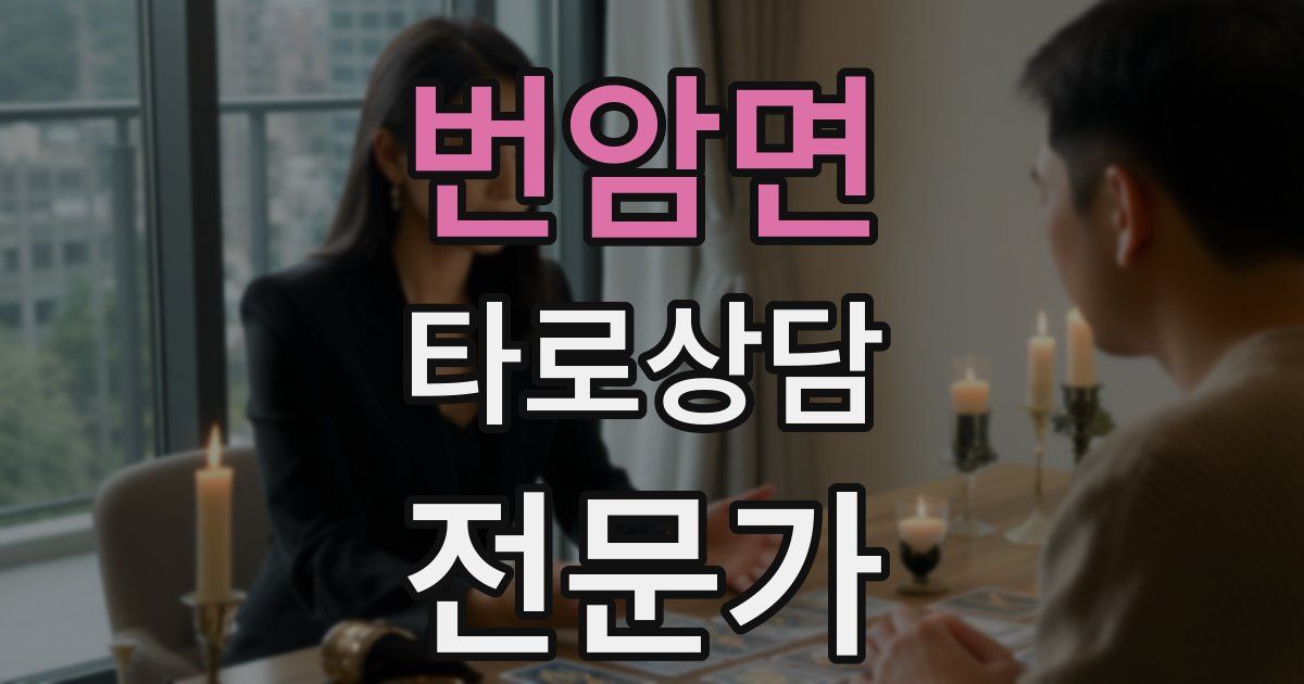 번암면 타로상담전문가 자격증